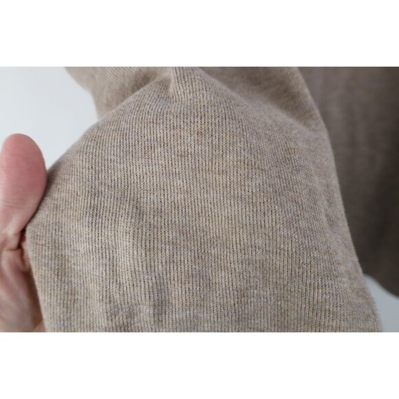 Vtg Ralph Lauren Mens Large Estate Rib Cotton Ribbed Knit 1/4 Half Zip Sweater - Picture 7 of 12